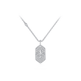 Iris Flower Design 925 Silver Pendant