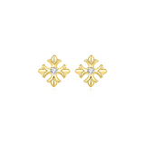 Lucky Cross Stud Earrings