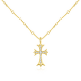 Luck Cross 925 Silver Necklace