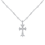 Luck Cross 925 Silver Necklace