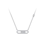 Celestial Bar 925 Silver Necklace