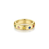 Rainbow Star 925 Sliver Ring