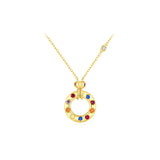Rainbow Star 925 Sliver Necklace