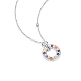 Rainbow Star 925 Sliver Necklace