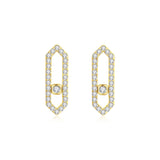 Gypsophila Celestial Bar 925 Silver Earrings