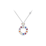 Rainbow Star 925 Sliver Necklace