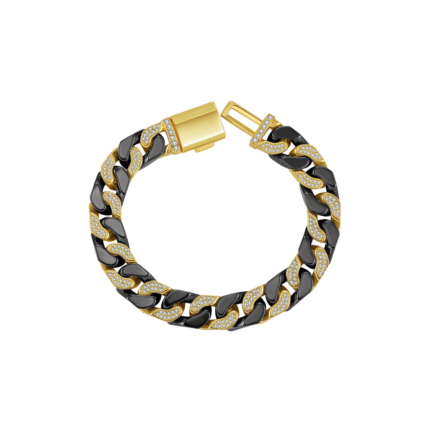 Artistic Ceramic Cuban Link Bracelet