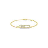 Gypsophila Celestial Bar 925 Silver Bracelet