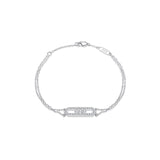 Gypsophila Celestial Bar 925 Silver Bracelet