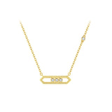 Celestial Bar 925 Silver Necklace