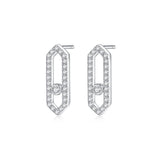 Gypsophila Celestial Bar 925 Silver Earrings