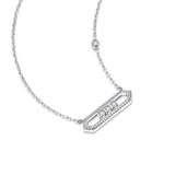 Celestial Bar 925 Silver Necklace