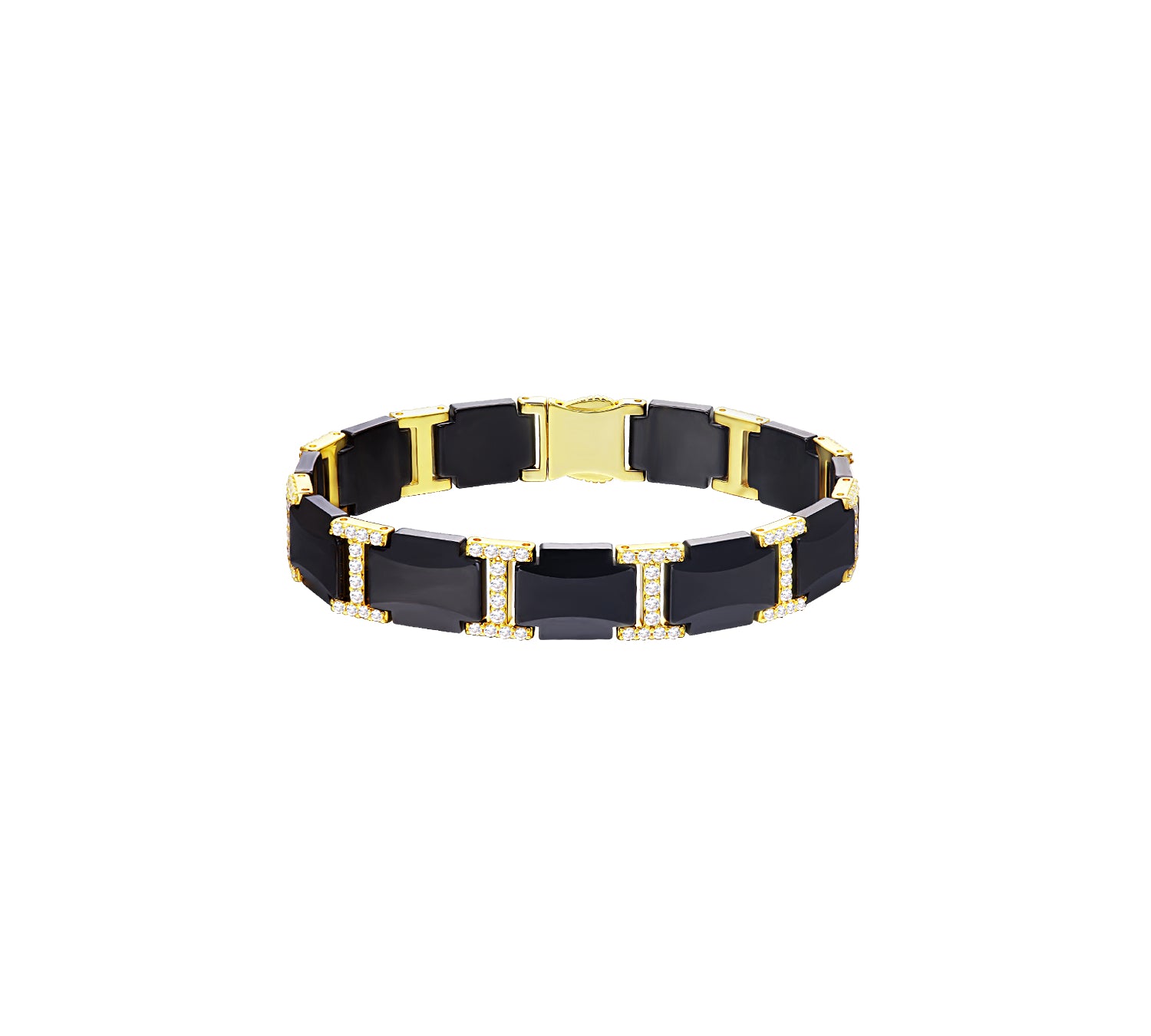 Artistic Ceramic Geometric Square Bracelet