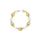Puffed Mariner Chain Bracelet